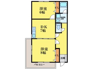 北野ビルの物件間取画像